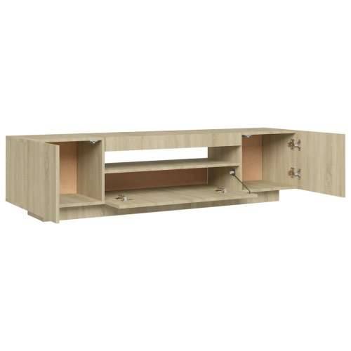 TV ormarić s LED svjetlima boja hrasta sonome 160 x 35 x 40 cm - sonoma hrast 1 Cijena