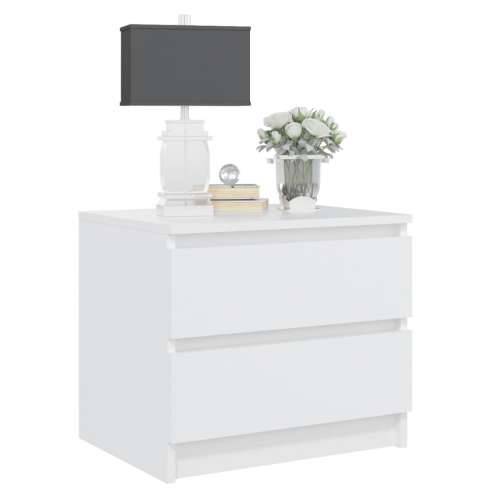 Noćni ormarići 2 kom bijeli 50 x 39 x 43,5 cm konstruirano drvo - Bijela 2 Cijena