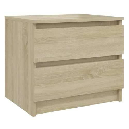 Noćni ormarići 2 kom boja hrasta sonome 50x39x43,5 cm drveni - sonoma hrast 2 Cijena