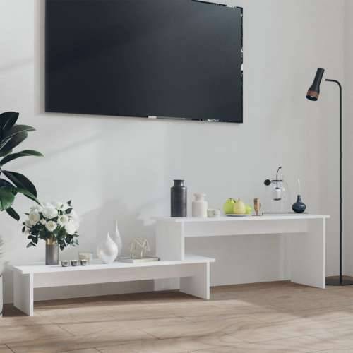 TV ormarić bijeli 180 x 30 x 43 cm od konstruiranog drva - Bijela 1 Cijena