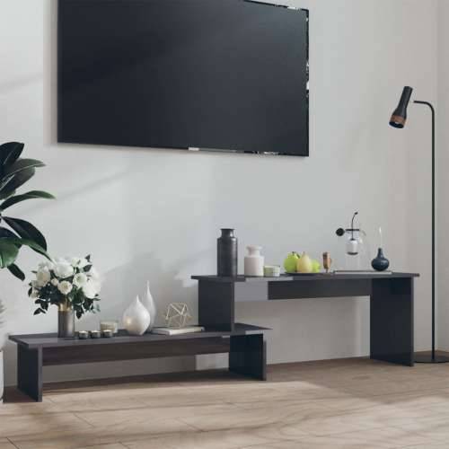 TV ormarić visoki sjaj sivi 180 x 30 x 43 cm konstruirano drvo - visoko sjajno siva 1 Cijena