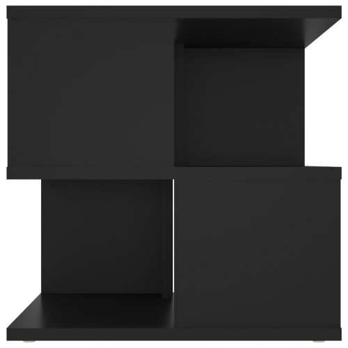 Bočni stolić crni 40 x 40 x 40 cm od iverice - Crna 1 Cijena
