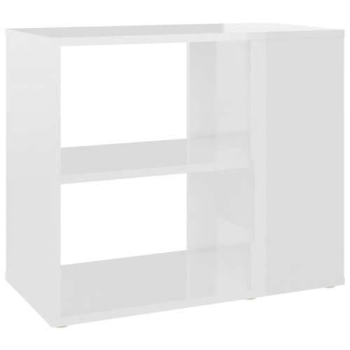 Bočni ormarić visoki sjaj bijeli 60x30x50 cm konstruirano drvo - Visoko sjajno bijela 1 Cijena