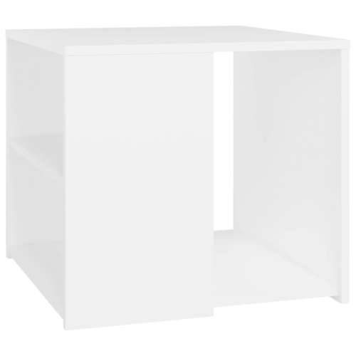 Bočni stolić bijeli 50 x 50 x 45 cm od iverice Cijena
