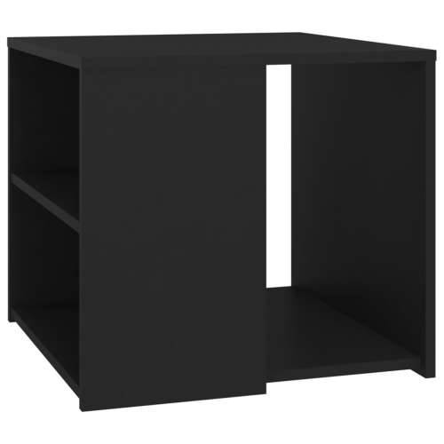 Bočni stolić crni 50 x 50 x 45 cm konstruirano drvo - Crna 1 Cijena