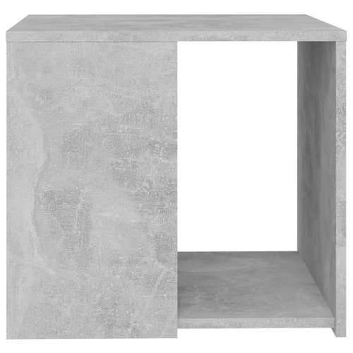 Bočni stolić siva boja betona 50 x 50 x 45 cm konstruirano drvo - Beton siva 1 Cijena