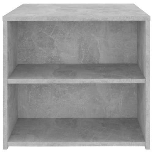 Bočni stolić siva boja betona 50 x 50 x 45 cm konstruirano drvo - Beton siva 1 Cijena