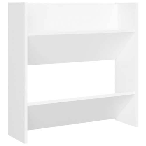 Zidni ormarići za cipele 4 kom bijeli 60 x 18 x 60 cm drveni - Bijela 4 60 cm 1 Cijena