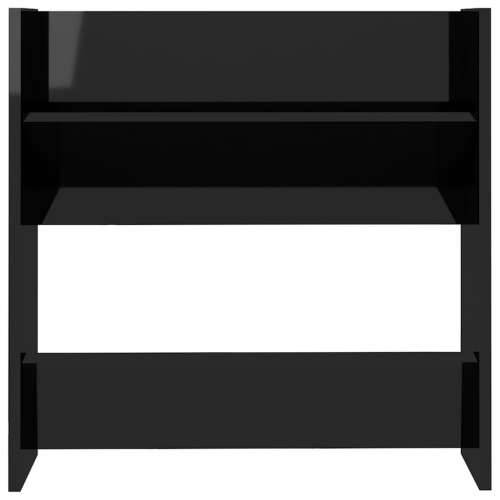 Zidni ormarići za cipele 4 kom sjajni crni 60x18x60 cm drveni - visoko sjajno crna 4 60 cm 1 Cijena