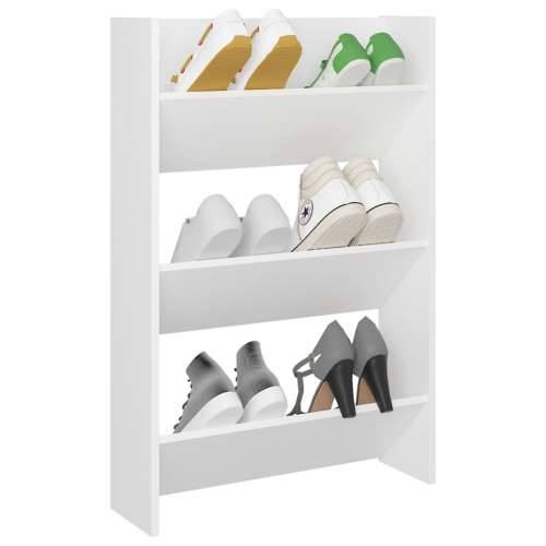 Zidni ormarić za cipele bijeli 60x18x90 cm konstruirano drvo - Bijela 1 90 cm 60 cm Cijena