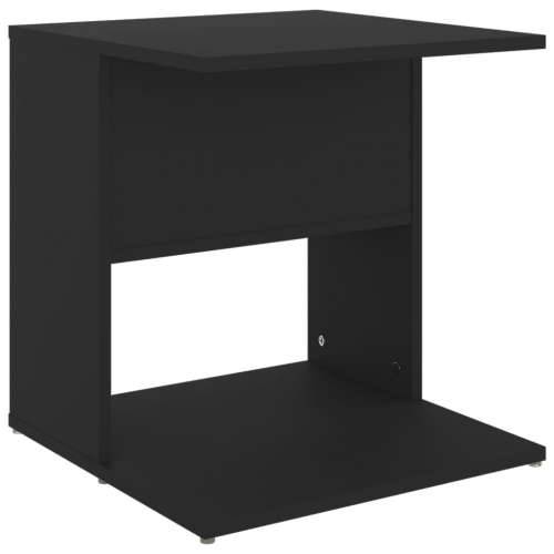 Bočni stolić crni 45 x 45 x 48 cm od iverice Cijena
