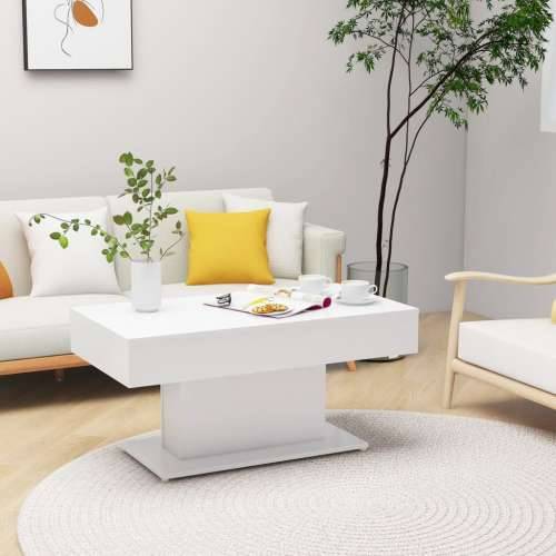 Stolić za kavu bijeli 96 x 50 x 45 cm od konstruiranog drva - Bijela 1 Cijena