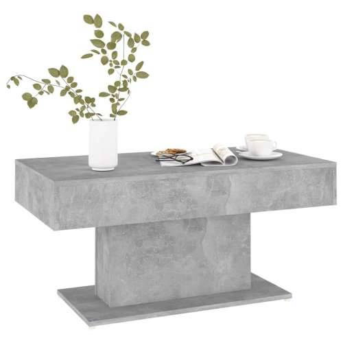 Stolić za kavu boja betona 96 x 50 x 45 cm konstruirano drvo - Beton siva 1 Cijena