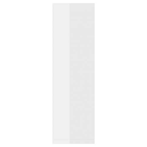 Zidne police 2 kom sjajne bijele 50x15x50 cm konstruirano drvo - Visoko sjajno bijela 2 1 Cijena