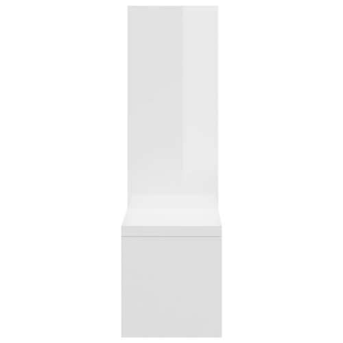 Zidne police 2 kom sjajne bijele 50x15x50 cm konstruirano drvo - Visoko sjajno bijela 2 1 Cijena