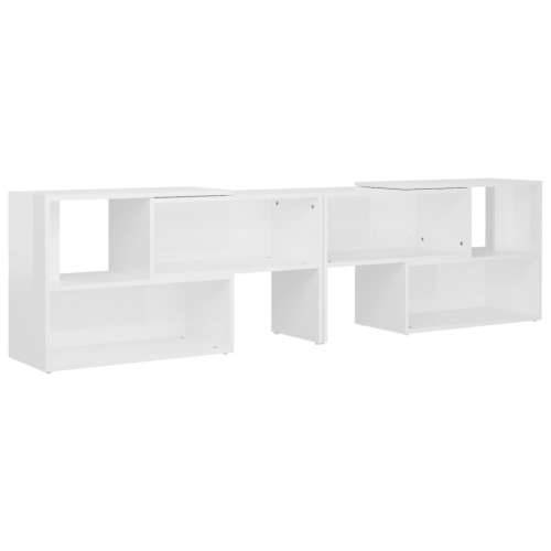 TV ormarić sjajni bijeli 149 x 30 x 52 cm konstruirano drvo - Visoko sjajno bijela 1 149 cm Cijena