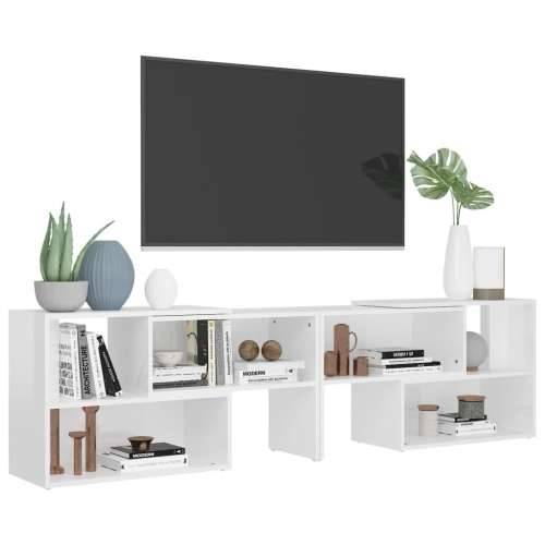 TV ormarić sjajni bijeli 149 x 30 x 52 cm konstruirano drvo - Visoko sjajno bijela 1 149 cm Cijena
