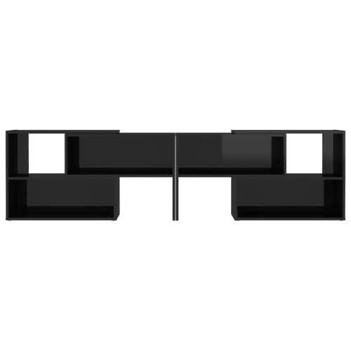 TV ormarić visoki sjaj crni 149 x 30 x 52 cm konstruirano drvo - visoko sjajno crna 1 149 cm Cijena