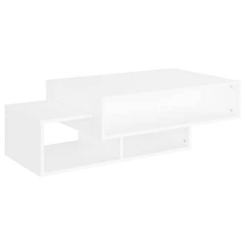 Stolić za kavu bijeli 105 x 55 x 32 cm od konstruiranog drva - Bijela 1 Cijena