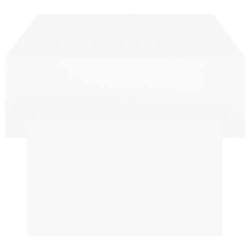 Stolić za kavu bijeli 105 x 55 x 32 cm od konstruiranog drva - Bijela 1 Cijena
