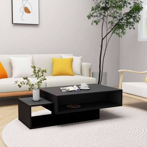 Stolić za kavu crni 105 x 55 x 32 cm od konstruiranog drva - Crna 1 Cijena