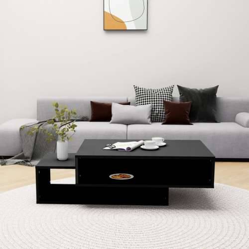 Stolić za kavu crni 105 x 55 x 32 cm od konstruiranog drva - Crna 1 Cijena