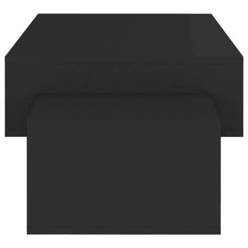 Stolić za kavu crni 105 x 55 x 32 cm od konstruiranog drva - Crna 1 Cijena