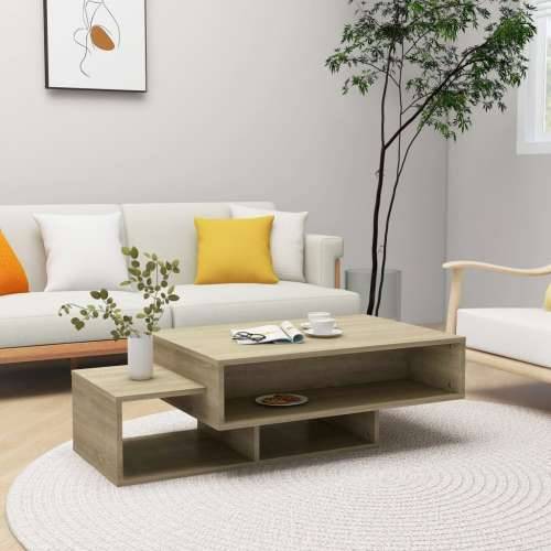 Stolić za kavu boja hrasta 105 x 55 x 32 cm konstruirano drvo - sonoma hrast 1 Cijena