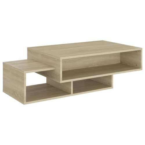 Stolić za kavu boja hrasta 105 x 55 x 32 cm konstruirano drvo - sonoma hrast 1 Cijena