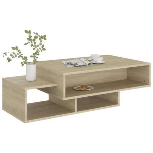 Stolić za kavu boja hrasta 105 x 55 x 32 cm konstruirano drvo - sonoma hrast 1 Cijena