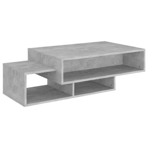 Stolić za kavu boja betona 105 x 55 x 32 cm konstruirano drvo - Beton siva 1 Cijena