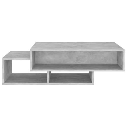 Stolić za kavu boja betona 105 x 55 x 32 cm konstruirano drvo - Beton siva 1 Cijena
