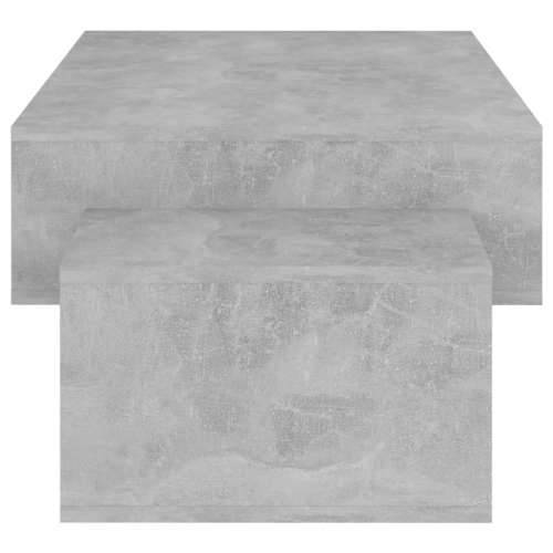 Stolić za kavu boja betona 105 x 55 x 32 cm konstruirano drvo - Beton siva 1 Cijena