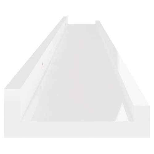Zidne police 4 kom visoki sjaj bijele 100 x 9 x 3 cm - Visoko sjajno bijela 100 x 9 x 3 cm 4 1 Cijena