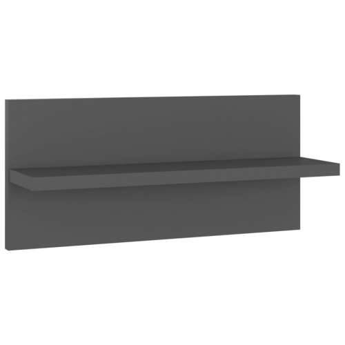 Zidne police 4 kom sive 40 x 11,5 x 18 cm od konstruiranog drva - Siva 4 1 Cijena