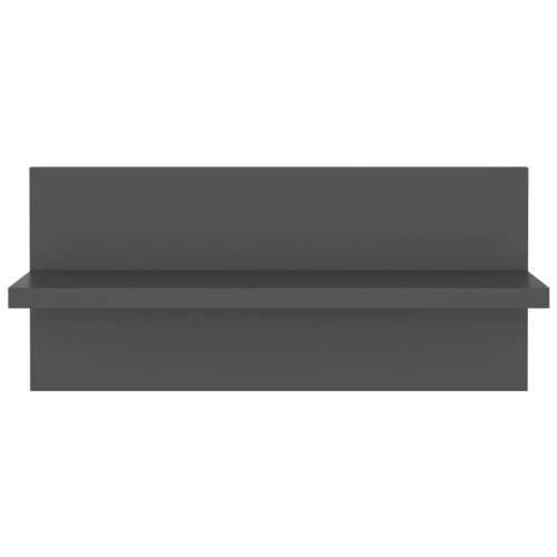 Zidne police 4 kom sive 40 x 11,5 x 18 cm od konstruiranog drva - Siva 4 1 Cijena