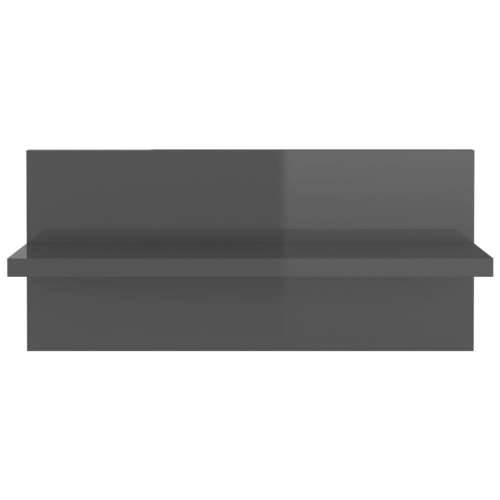 Zidne police 2 kom visoki sjaj sive 40 x 11,5 x 18 cm visoko sjajno siva 2 1 Cijena