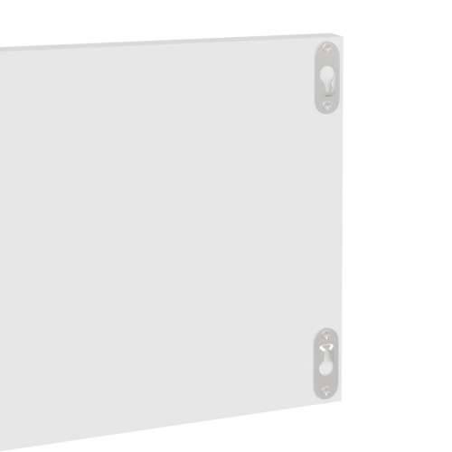 Zidne police 2 kom bijele 80 x 11,5 x 18 cm od iverice - Bijela 2 1 Cijena