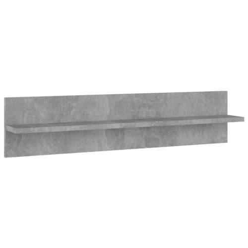 Zidne police 2 kom siva boja betona 80x11,5x18 cm od iverice - Beton siva 2 1 Cijena