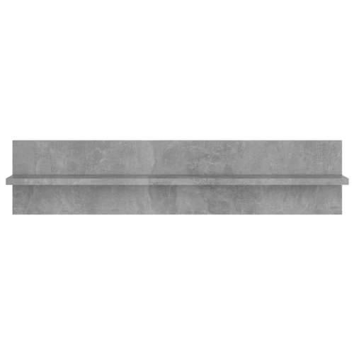 Zidne police 2 kom siva boja betona 80x11,5x18 cm od iverice - Beton siva 2 1 Cijena