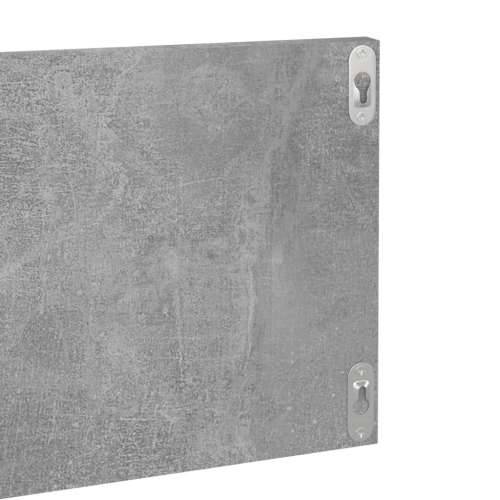 Zidne police 2 kom siva boja betona 80x11,5x18 cm od iverice - Beton siva 2 1 Cijena