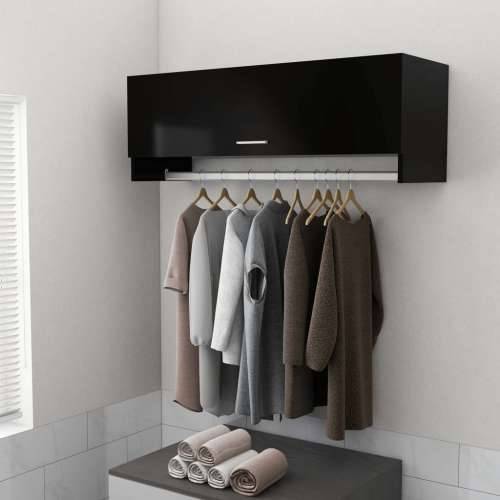 Ormar crni 100 x 32,5 x 35 cm od konstruiranog drva - Crna 100 x 32.5 x 35 cm 1 Cijena
