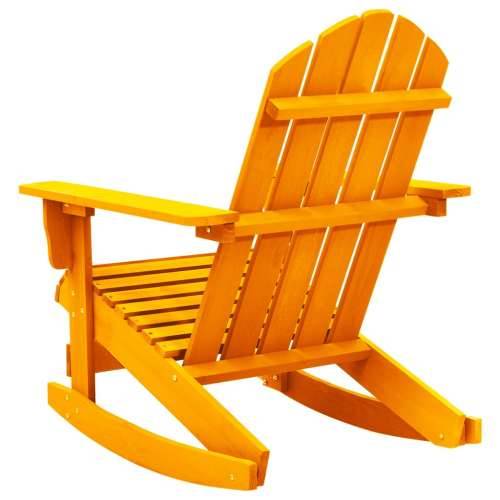 Vrtna stolica za ljuljanje Adirondack od jelovine narančasta Cijena