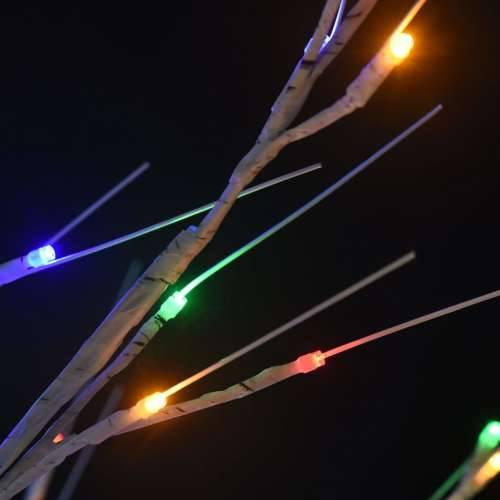 Božićno drvce 200 LED žarulja 2,2 m šarene s izgledom vrbe - Šareni 2.2 m 1 Cijena