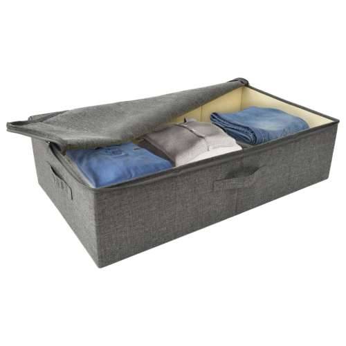 Kutija za pohranu od tkanine 70 x 40 x 18 cm antracit - Antracit 1 Cijena