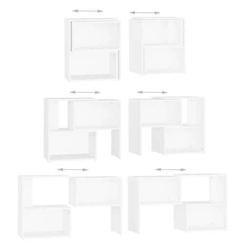 TV ormarić bijeli 104 x 30 x 52 cm konstruirano drvo - Bijela 1 104 cm Cijena
