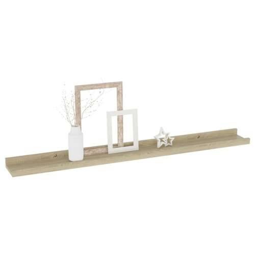 Zidne police 4 kom boja hrasta sonome 80 x 9 x 3 cm - sonoma hrast 80 x 9 x 3 cm 4 1 Cijena