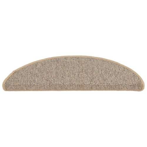 Tepisi za stepenice 15 kom smeđi 56 x 17 x 3 cm - Smeđa 56 x 17 x 3 cm 15 Cijena
