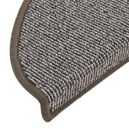 Tepisi za stepenice 15 kom sivi 65 x 21 x 4 cm - Siva 65 x 21 x 4 cm 15 Cijena