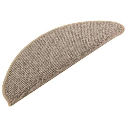 Tepisi za stepenice 15 kom sivo-smeđi 65 x 21 x 4 cm - Siva i smeđa 65 x 21 x 4 cm 15 Cijena
